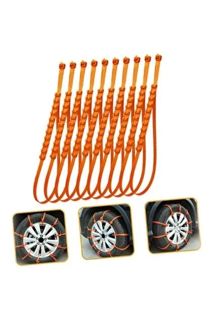 10pcs Plastik Zincir Oto Lastik Kar Kelepçesi = Cırtlı Bx40 Fiyatı, Yorumları ve Özellikleri