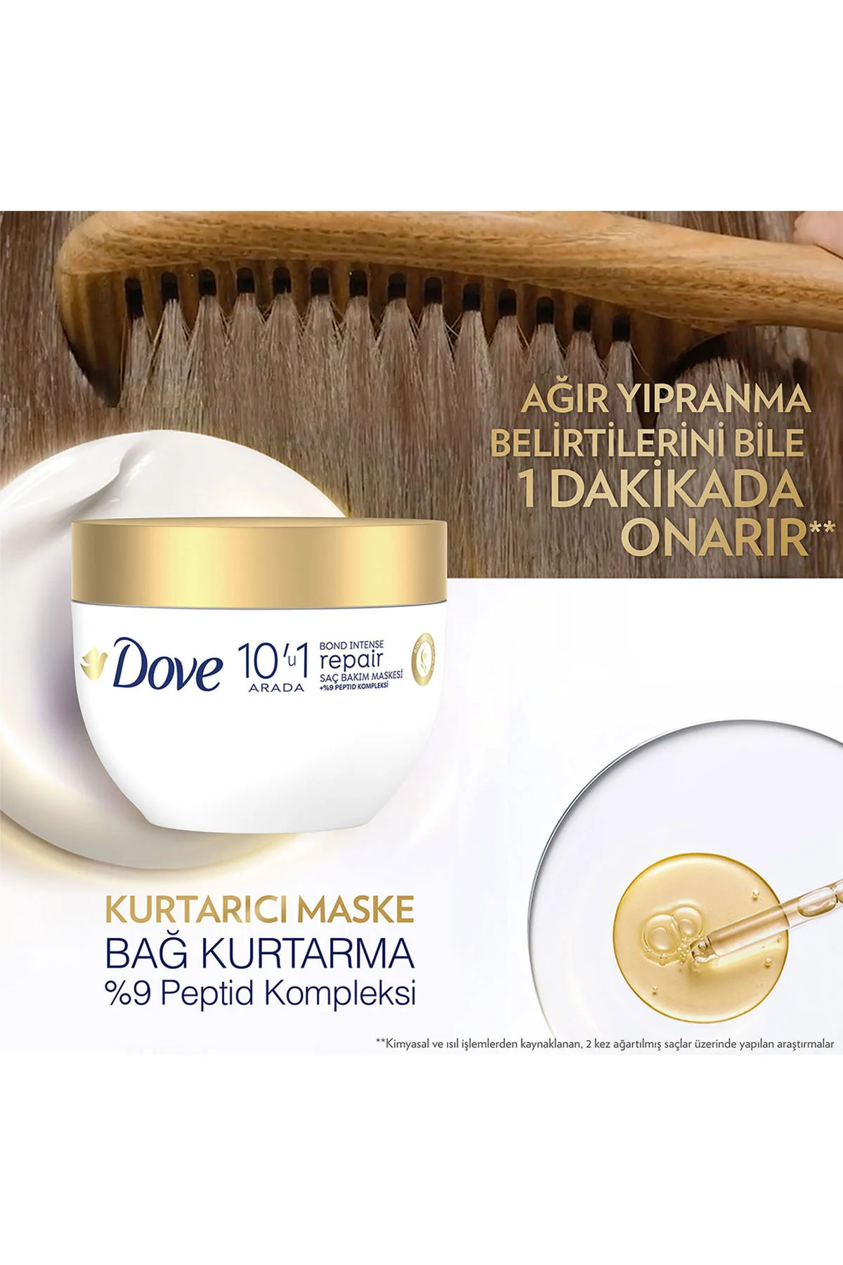 10'u 1 Arada Saç Bakım Maskesi Bond Intense Repair 265 ml + Çift Fazlı Saç Serumu 80 ml