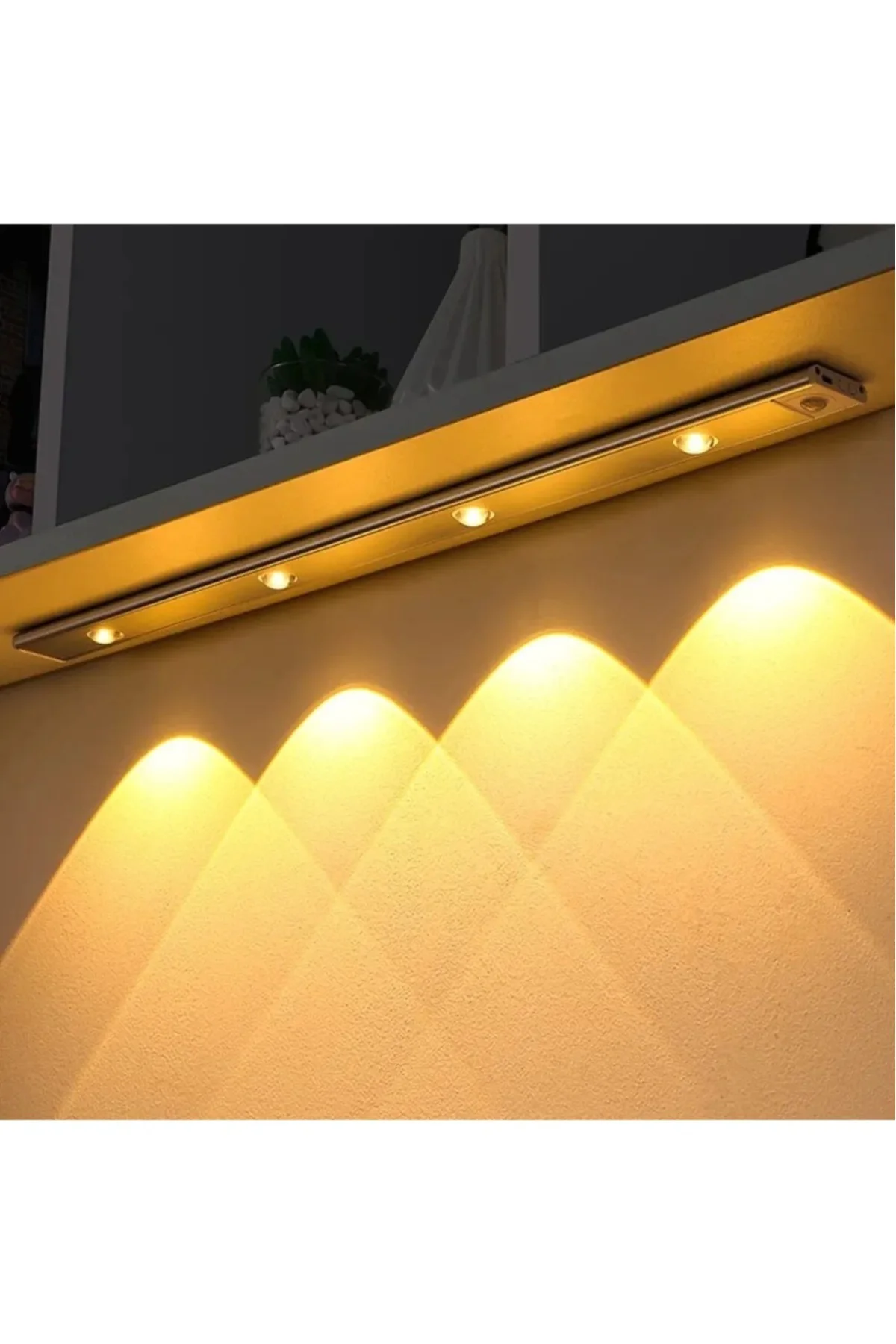 10W 6400K / 4000K / 3200K 40cm Bella Şarjlı Sensörlü Yatay Led Ba