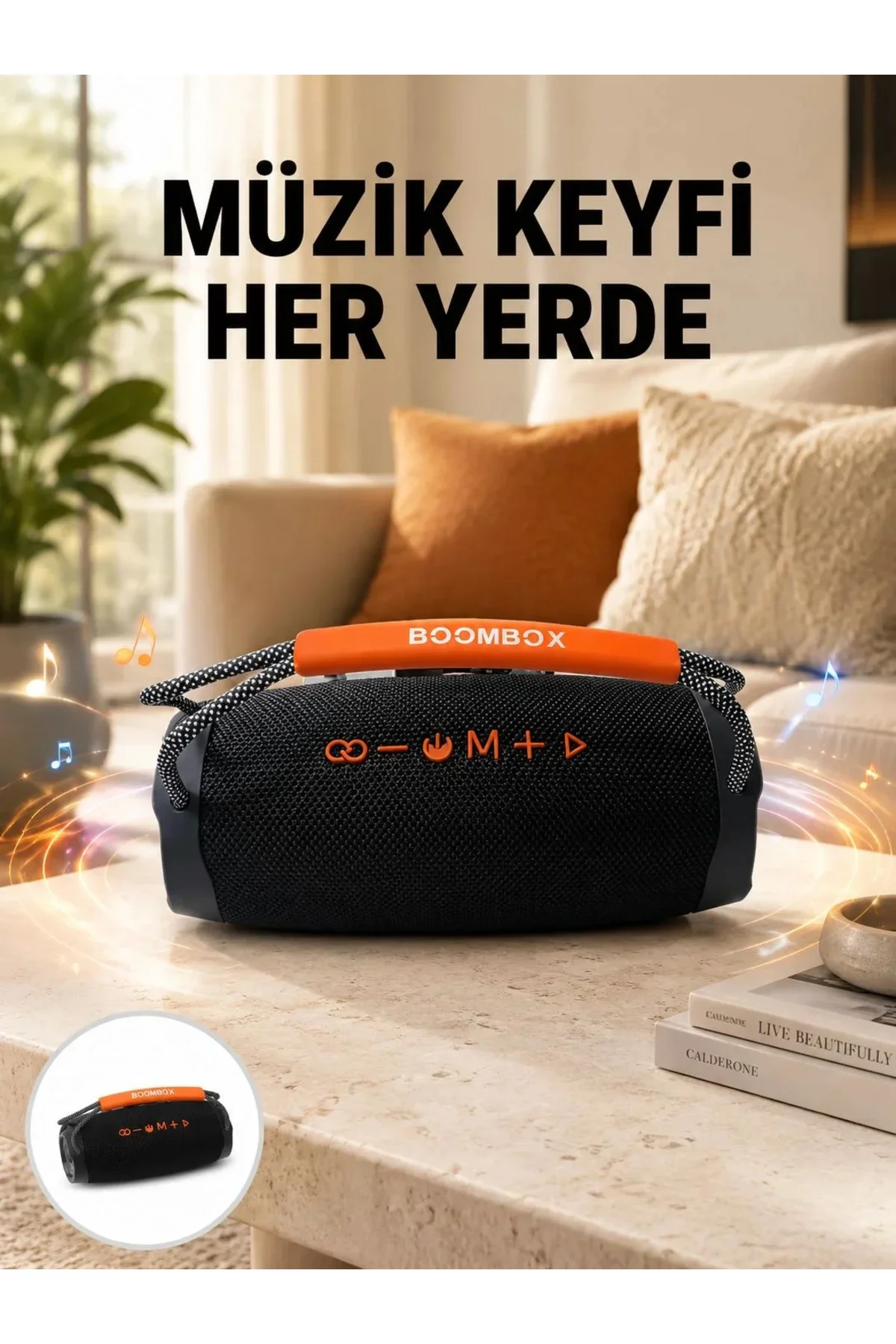 10W Çift Çıkış Güçlü Bluetooth Hoparlör Eller Serbest Yeni Nesil