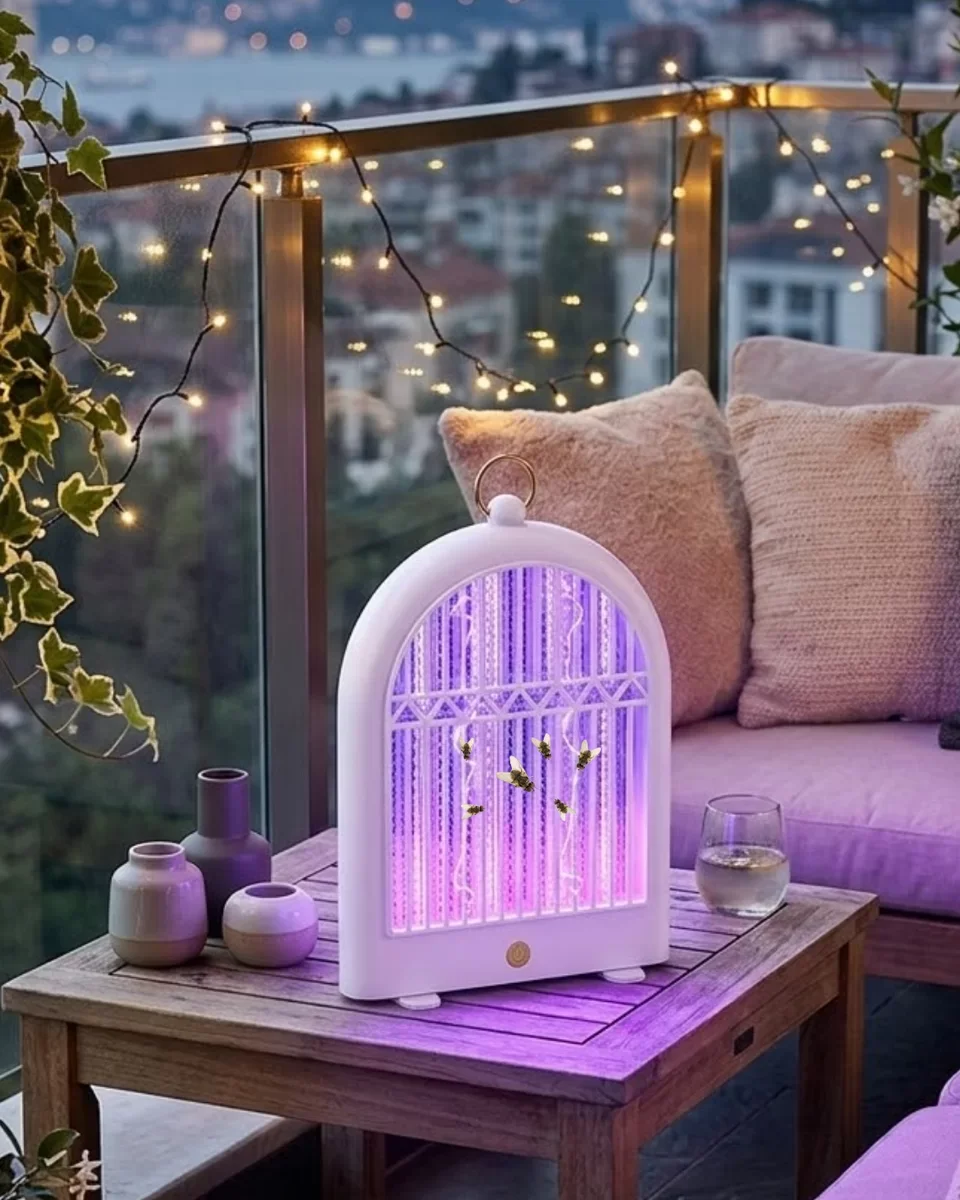 10W Güçlü Sivrisinek Lambası Balkon ve Bahçe İçin UV Teknolojisi ile Kapsamlı Koruma