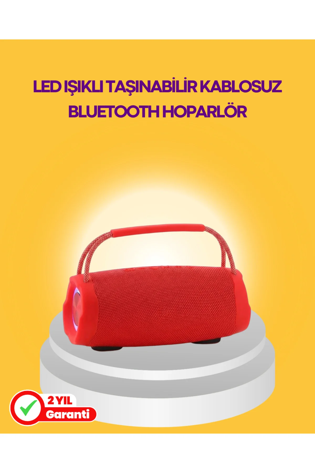 10W Güçlü Stereo Ses Sunan IPX6 Bluetooth Hoparlör