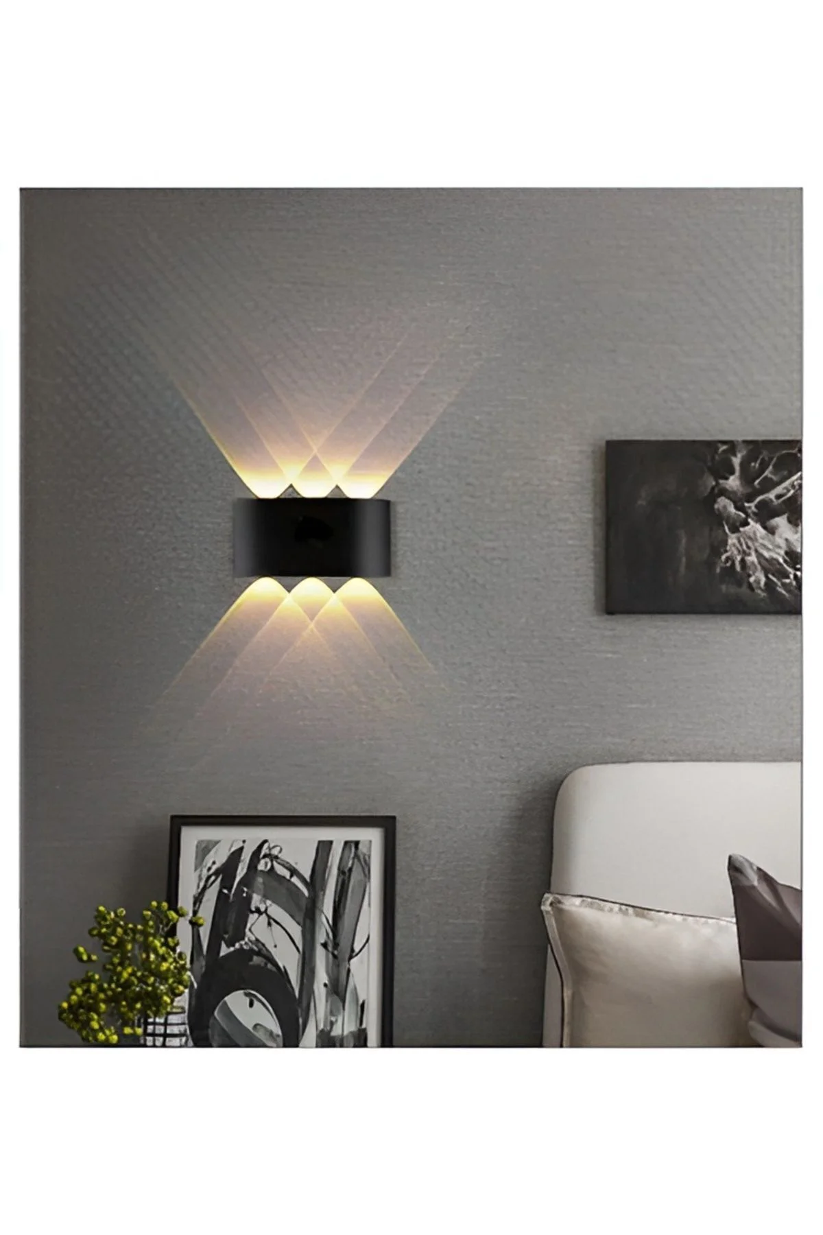 10W LED HAİTİ Modern Aplik - 3200K Sarı Işık CT-8011