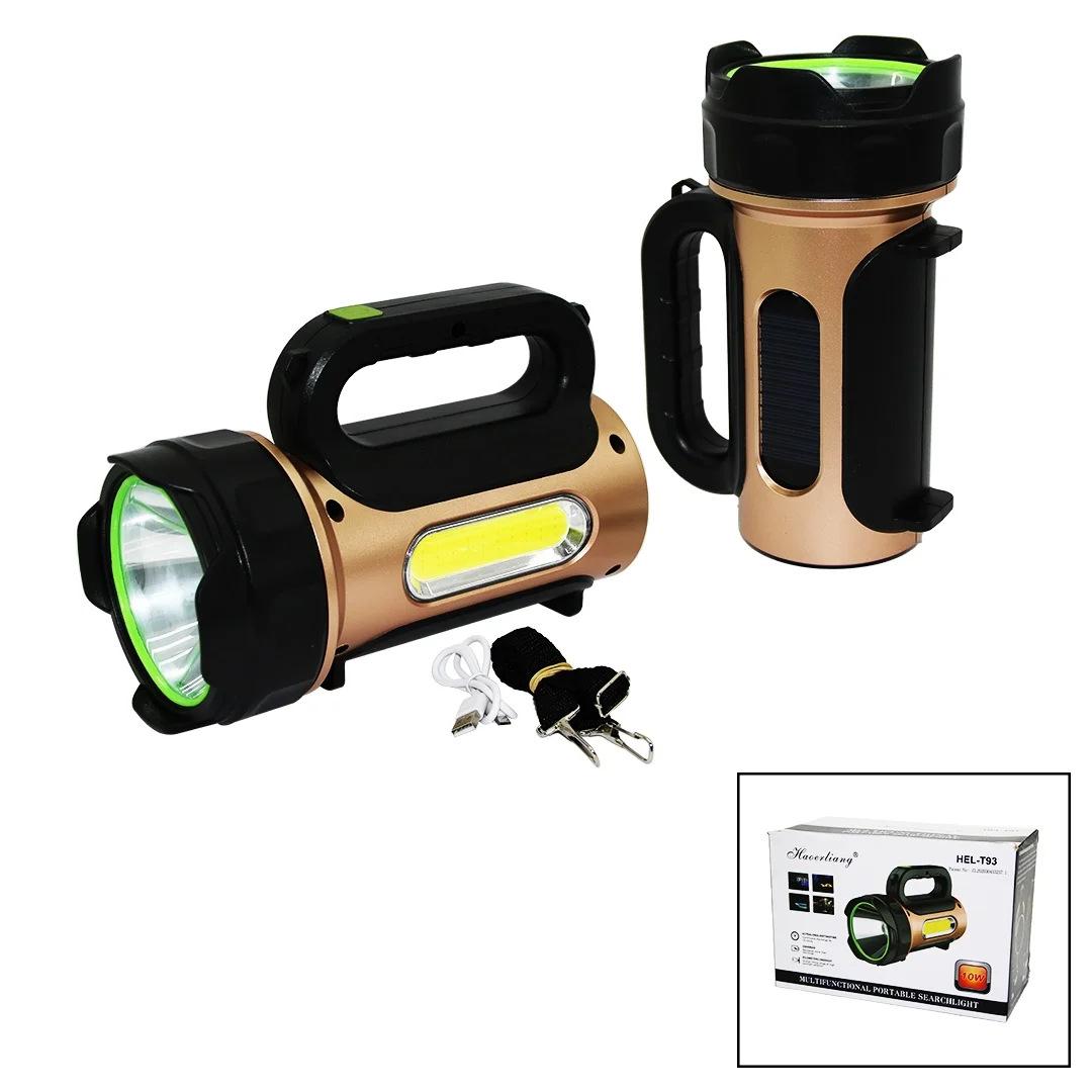 10w - Solar - Usb Şarjlı 2ın1 El Feneri Renkli Fonksiyonel Smd Led Bx40 Fiyatı, Yorumları ve Özellikleri