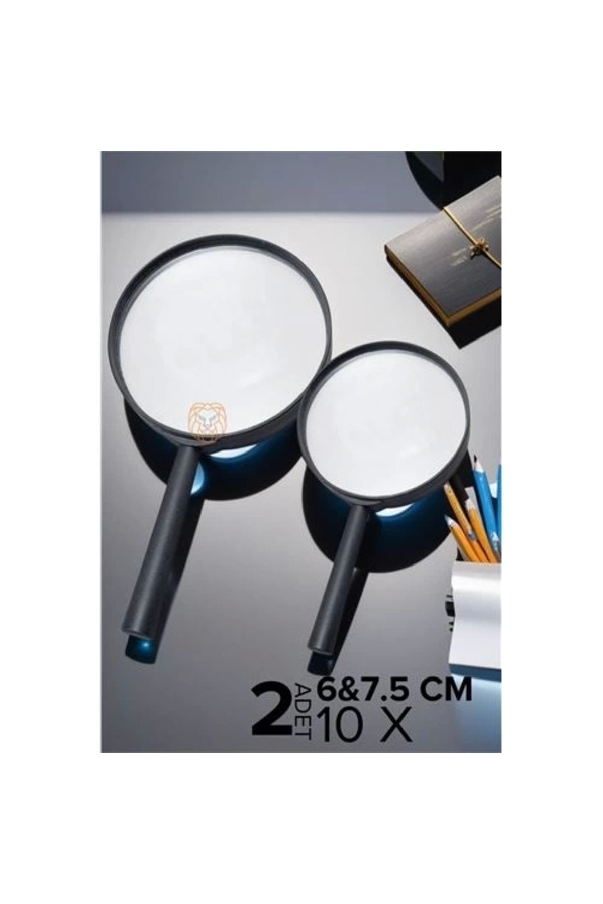 Modacar 10X Büyüteç 6 Ve 7,5 Cm 2 Li Set