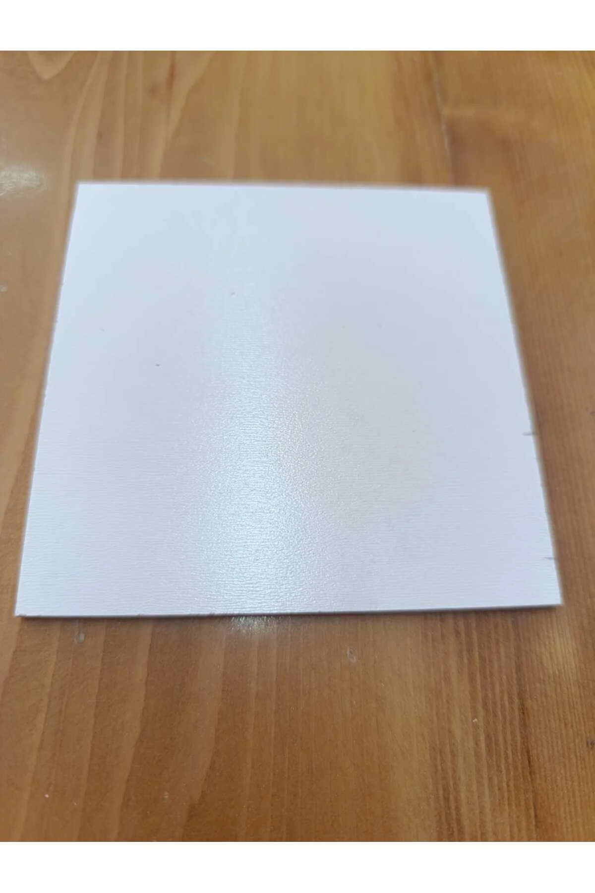 10x10 Cm Beyaz Pasta Altlığı ve Çok Amaçlı Dekoratif MDF Panel - 
