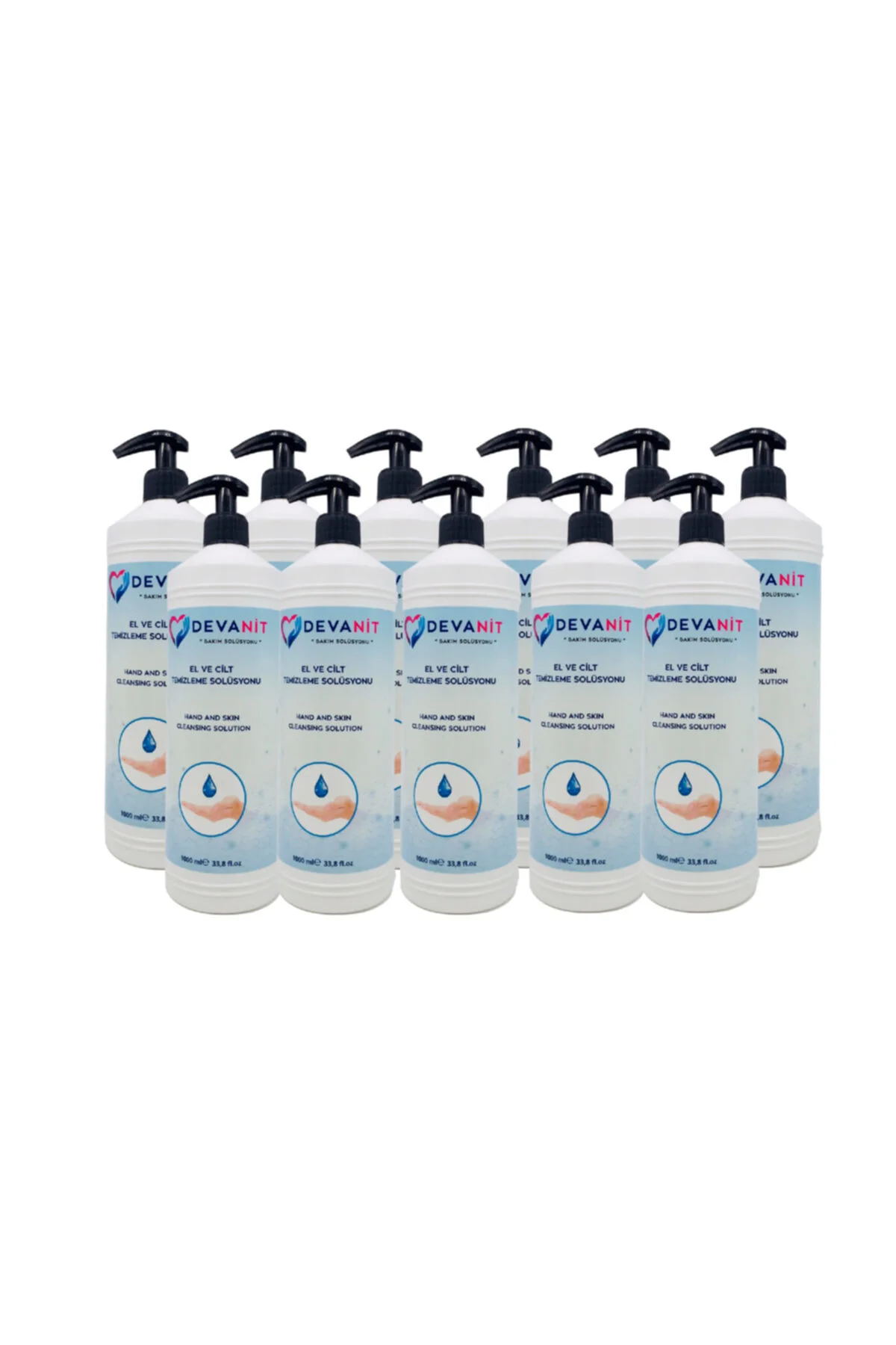 11 Adet, 1000 Ml Solüsyon, Devanit Dezenfektan-el Temizleme Jeli
