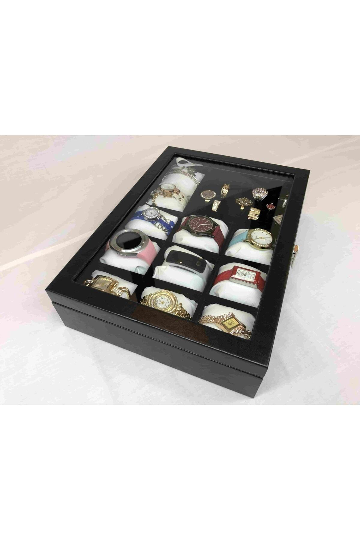 11 Adet Kol Saati Ve Ziynet Eşyası Yüzük Kolye Bileklik Kutusu De