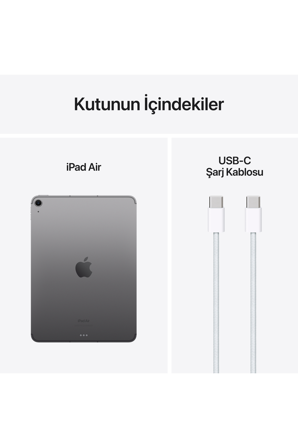Apple 11-İnch İpad Air Wi-Fi + Cellular 1Tb - Uzay Grisi Muxr3tu/A