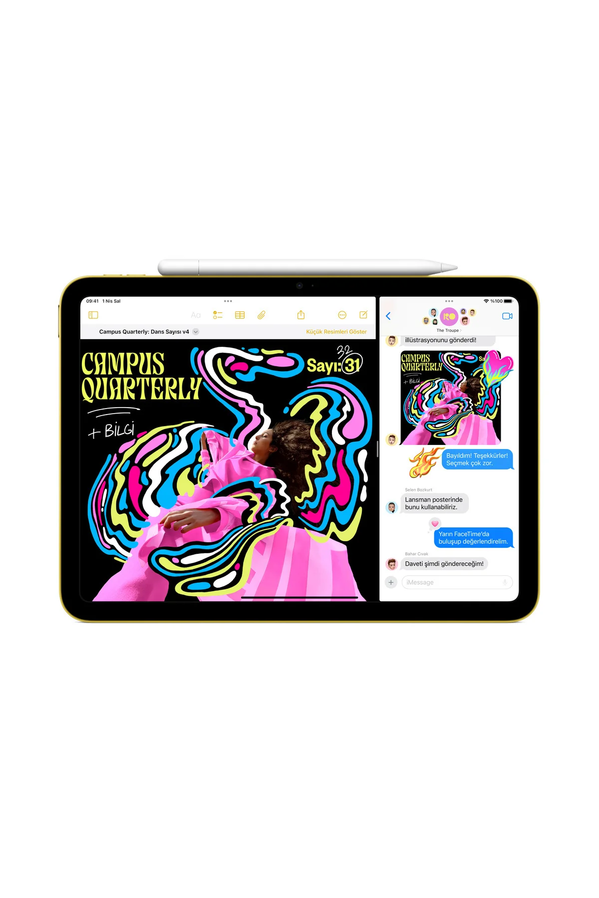 11" iPad Wi-Fi 128GB - Sarı