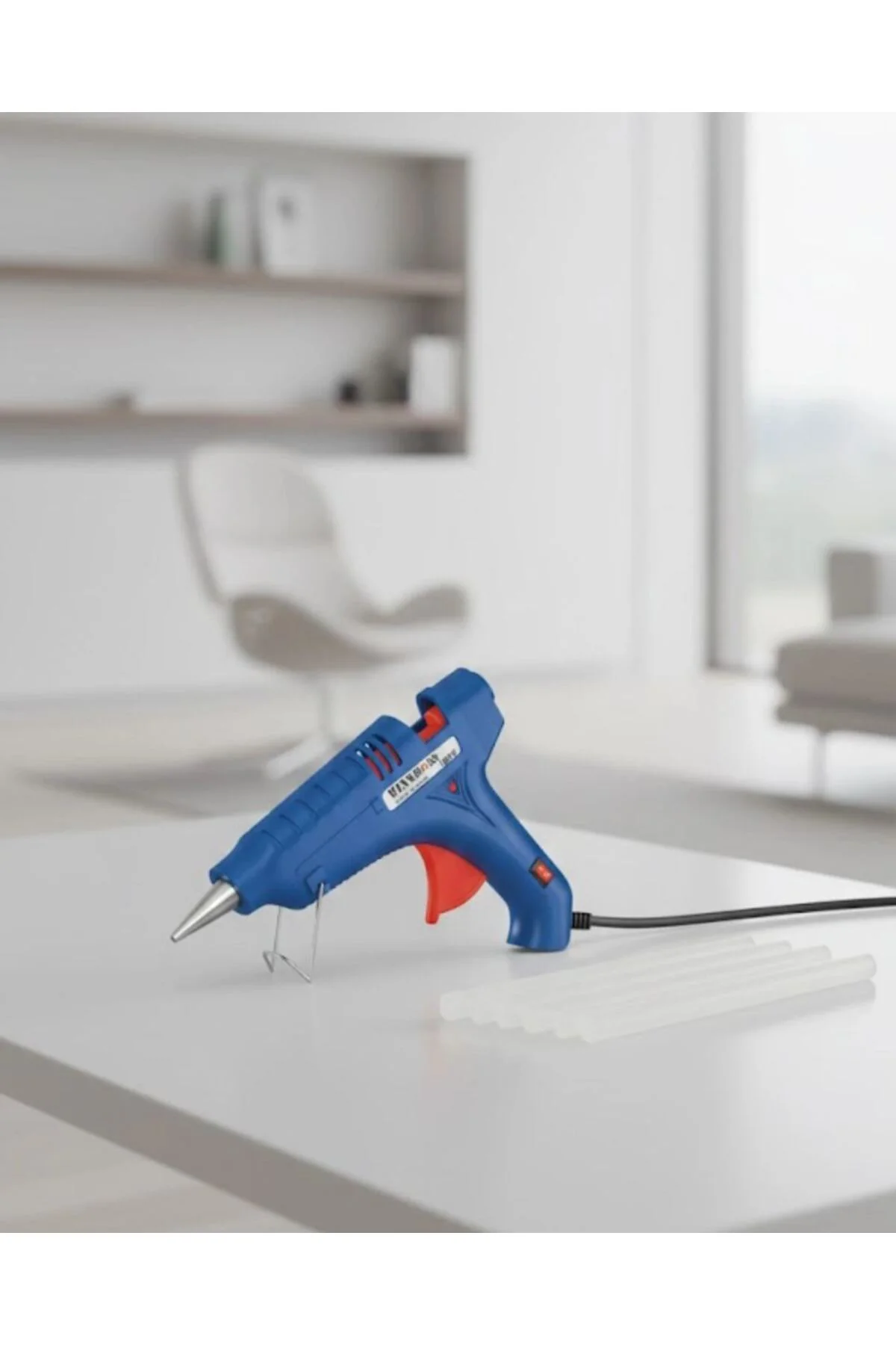 11 Mm Silikon Uyumlu 100 W Güçlü Silikon Tabancası 5 Adet Silikon