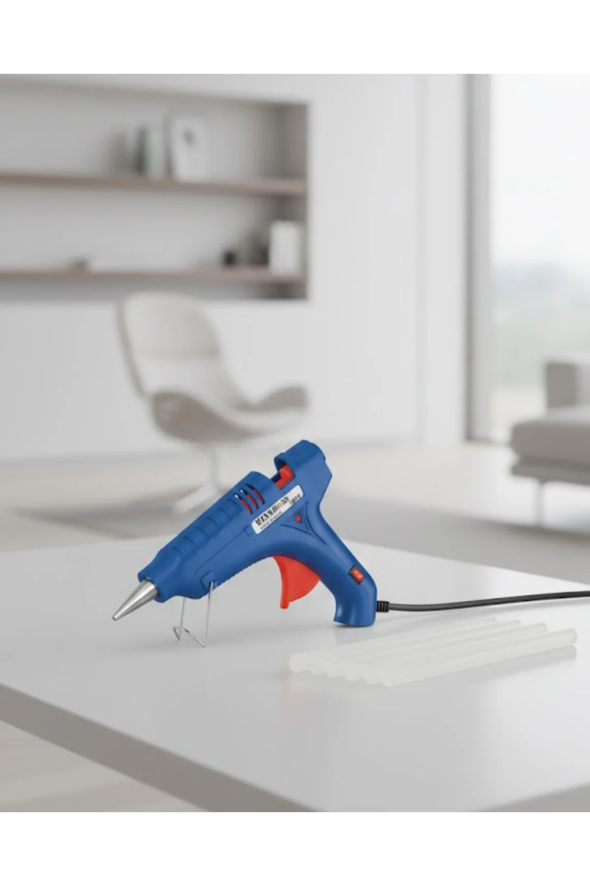 11 mm Silikon Uyumlu 100 W Güçlü Silikon Tabancası 5 Adet Silikon