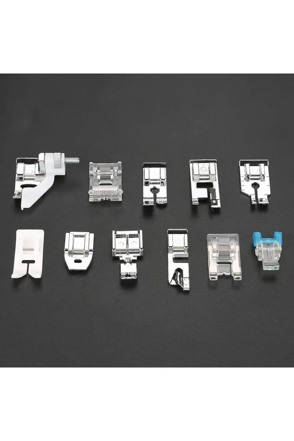 Tuhafiyecimiz 11 Parça Ev Tipi Aile Dikiş Makinesi Ayak Seti