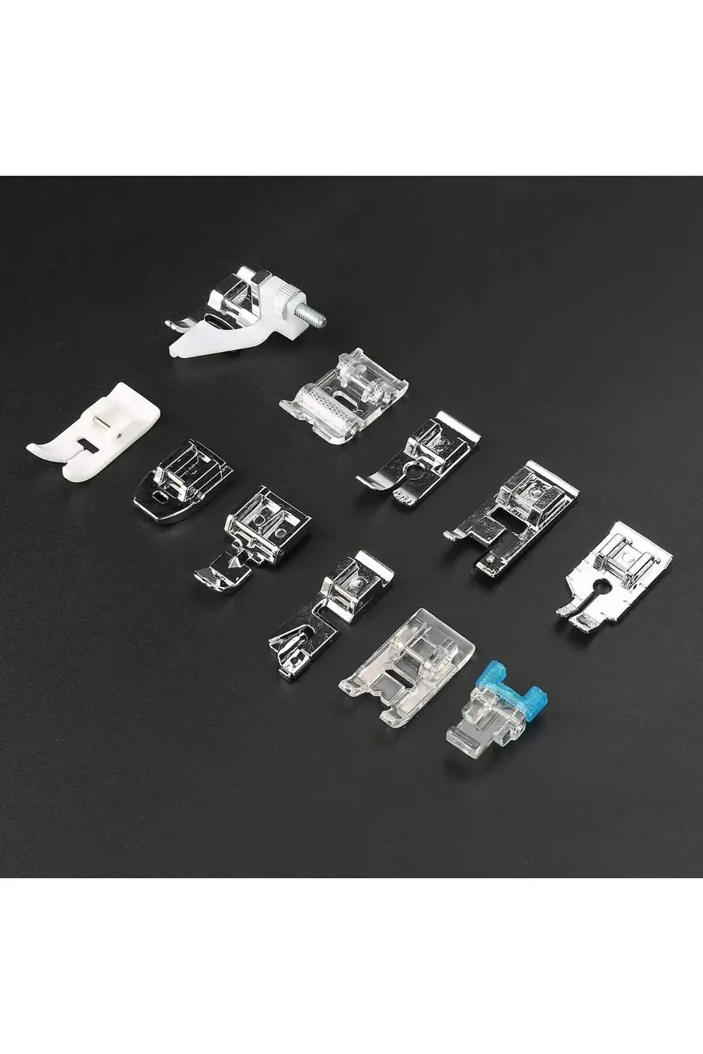 Tuhafiyecimiz 11 Parça Ev Tipi Aile Dikiş Makinesi Ayak Seti