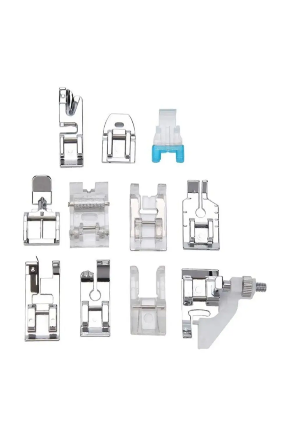 Tuhafiyecimiz 11 Parça Ev Tipi Aile Dikiş Makinesi Ayak Seti