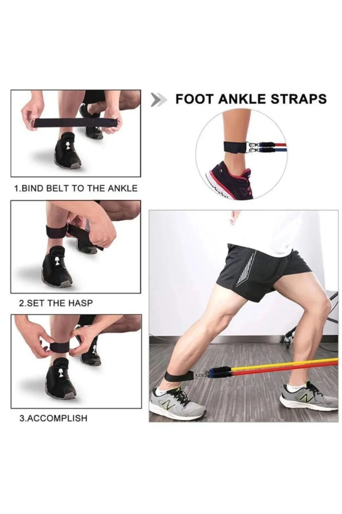 11 Pcs Direnç Lastiği Seti 68 Kg Güçte Direnç Kas Geliştirici Güç