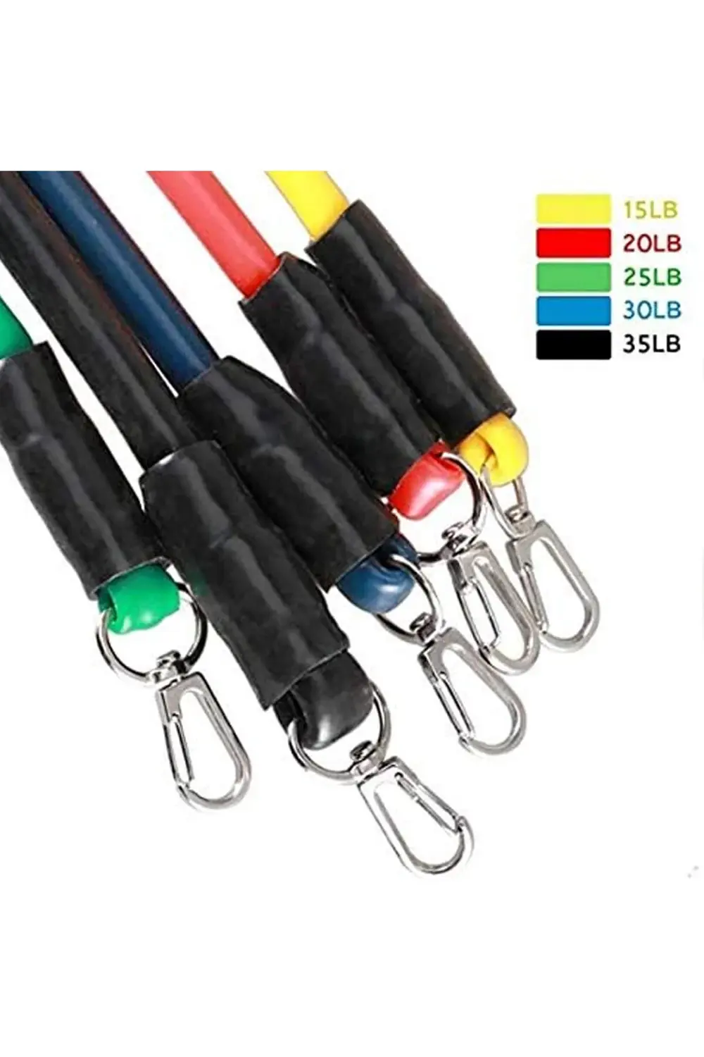 11 Pcs Direnç Lastiği Seti 68 Kg Güçte Direnç Kas Geliştirici Güç