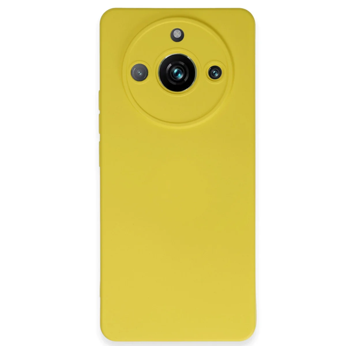 11 Pro Nano İçi Kadife Silikon Kılıf - Sarı