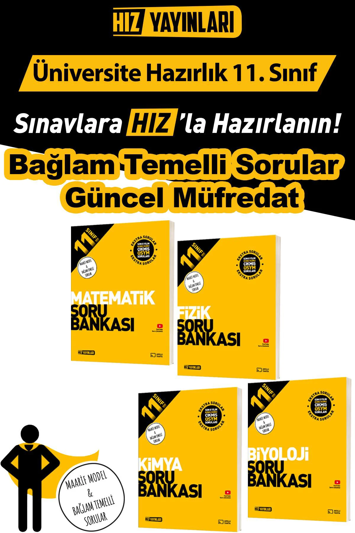 11. Sınıf Matematik Fizik Kimya Biyoloji Soru Bankası Seti Maarif Model 11. Sınıf Matematik Fizik Kimya Biyoloji Soru Bankası Seti Maarif Model Fiyatı, Yorumları ve Özellikleri