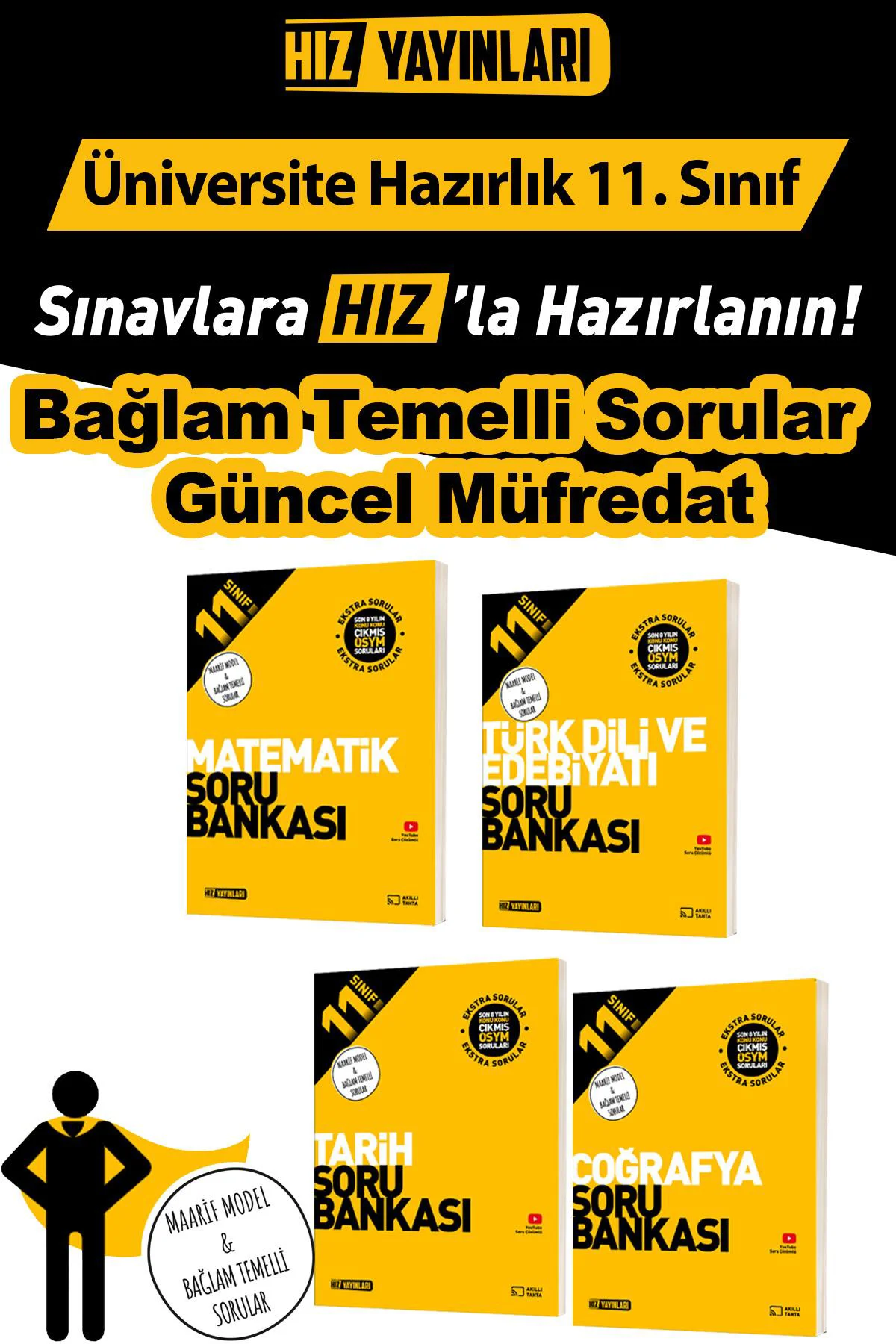 11. Sınıf Matematik Türk Dili Tarih Coğrafya Soru Bankası Seti Maarif Model 11. Sınıf Matematik Türk Dili Tarih Coğrafya Soru Bankası Seti Maarif Model