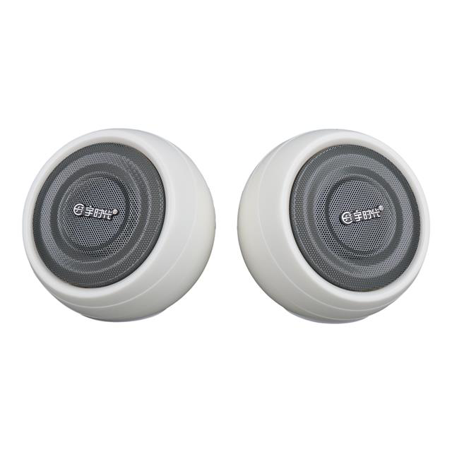 1+1 USB AUX Oval Multımedia Ses Sistemi Speaker - Hoparlör 2X3Wat
