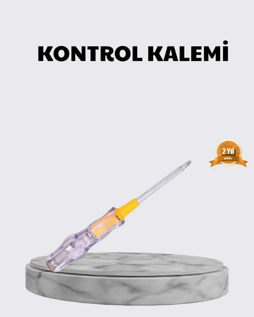 110-220V Elektrik Test Kalemi - Neonlu, Korozyona Dayanıklı ve Ergonomik