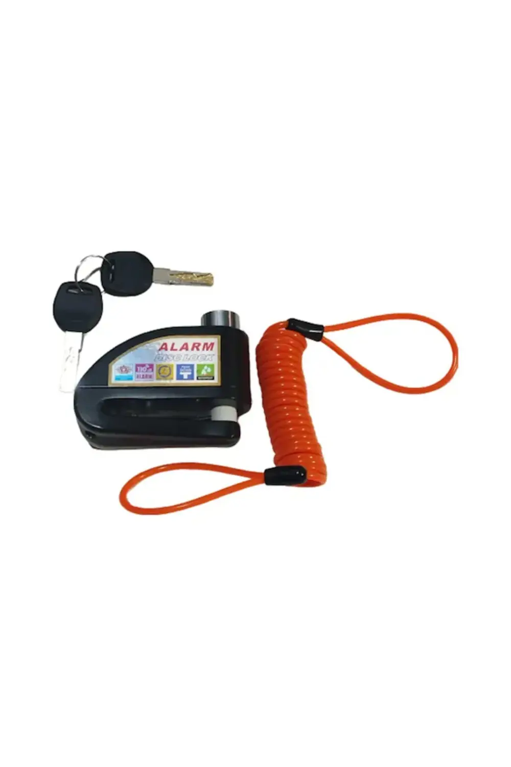 110 Db Motosiklet Alarmlı Disk Kilidi Hatırlatma Kablolu( Yuvarla