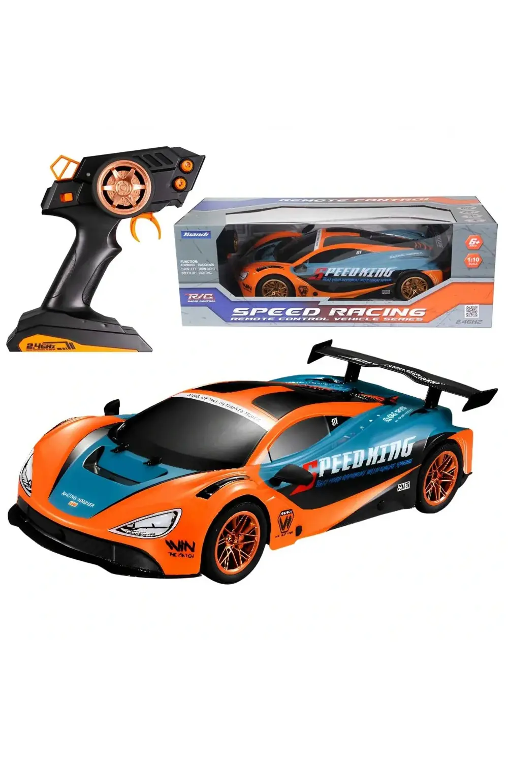 1:10 Kumandalı Speed King Şarjlı Araba