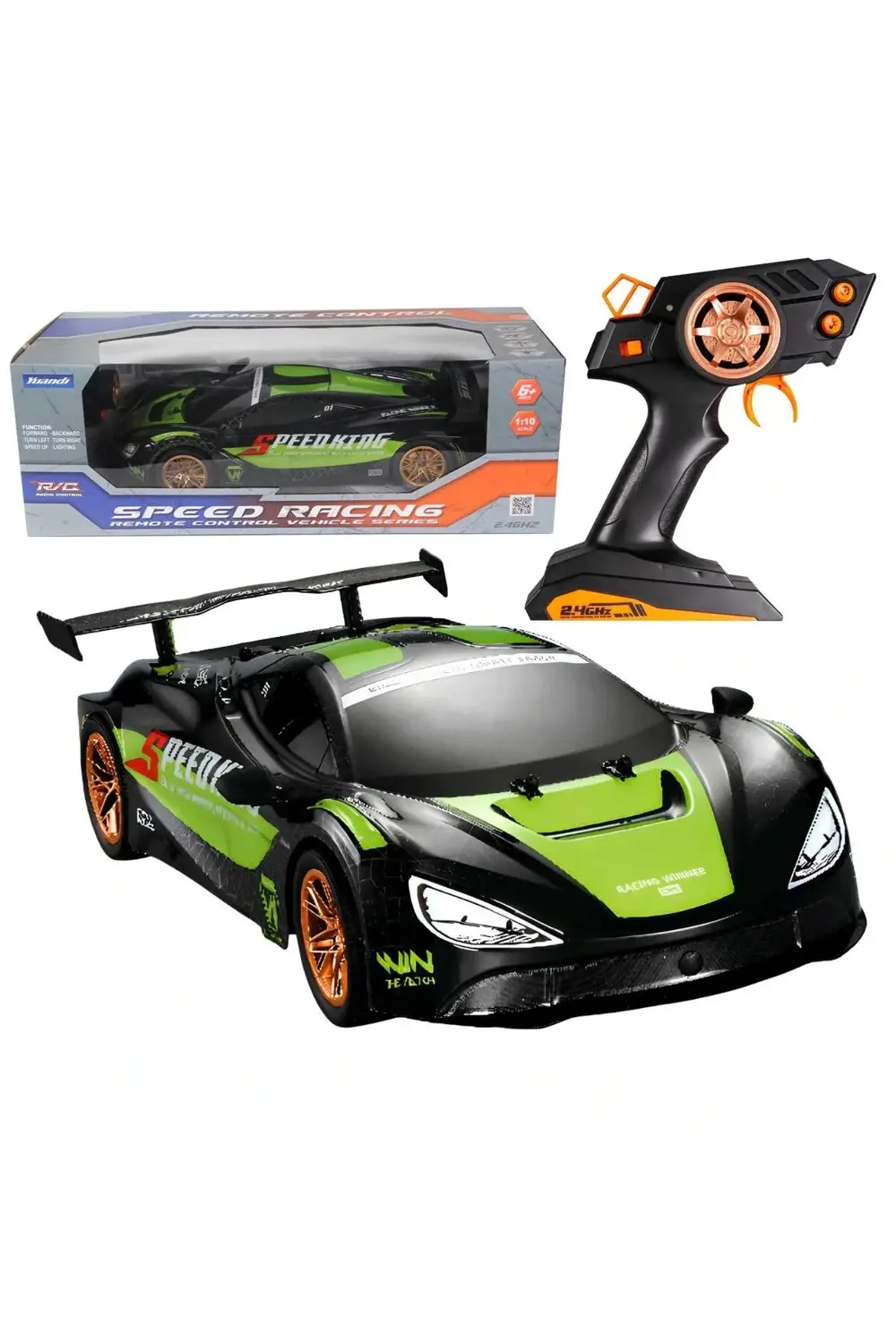 1:10 Kumandalı Speed King Şarjlı Araba