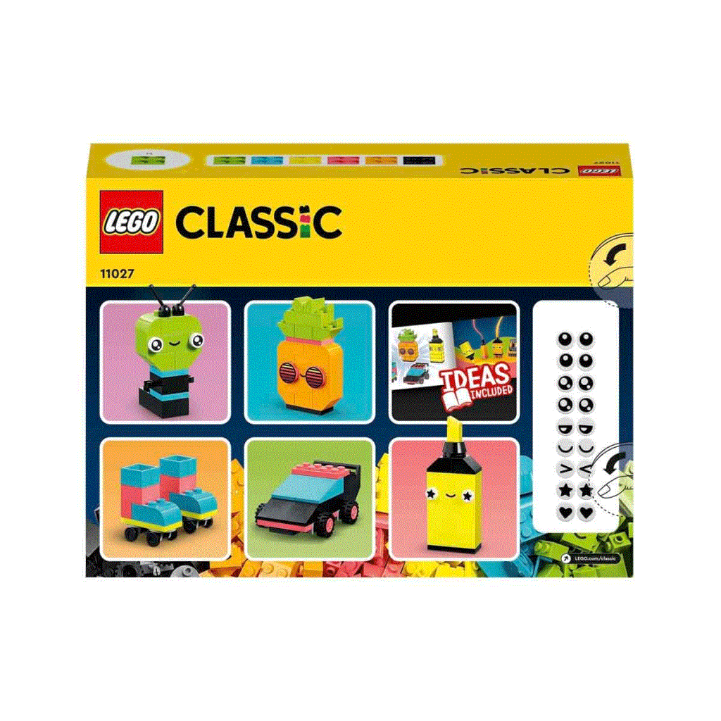 11027 Classic Yaratıcı Neon Eğlence Yapım Parçaları 333 parça +5 11027 Classic Yaratıcı Neon Eğlence Yapım Parçaları 333 parça +5