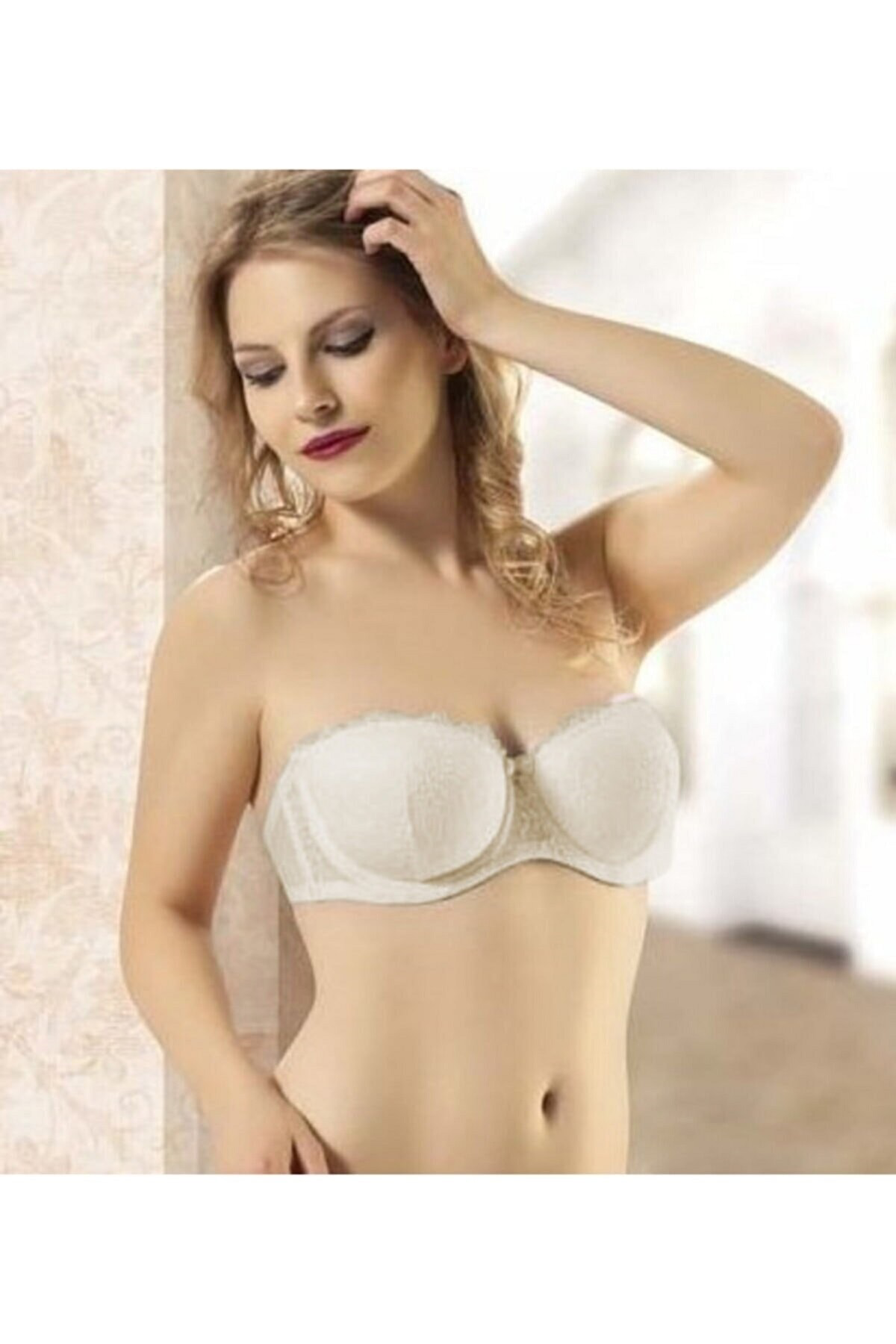 Belladonna 11039 Straplez Destekli Push Up Balenli Sütyen