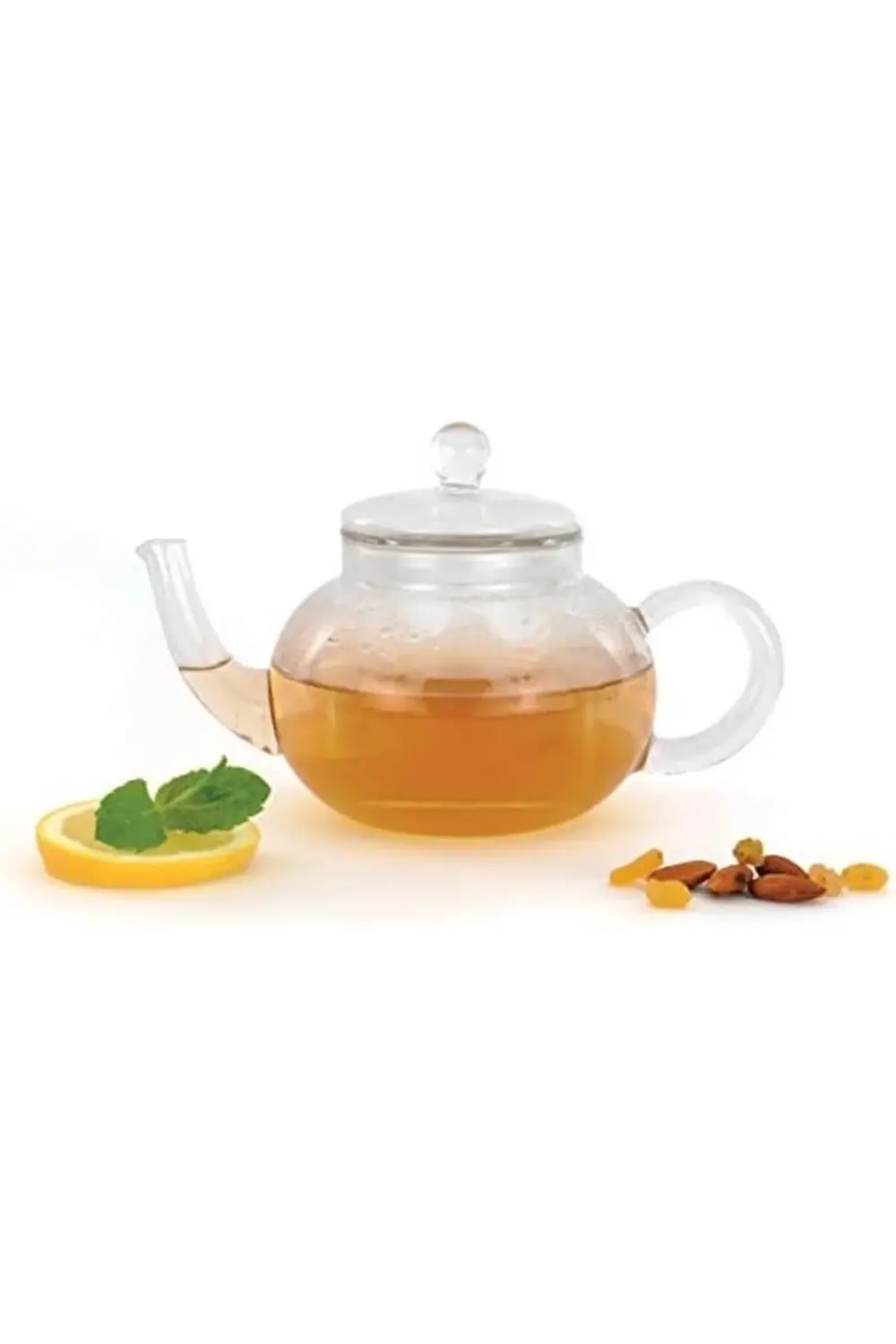 1107037 çaydanlık, ısıya dayanıklı cam, şeffaf, 13 x 17 x 15 cm 1