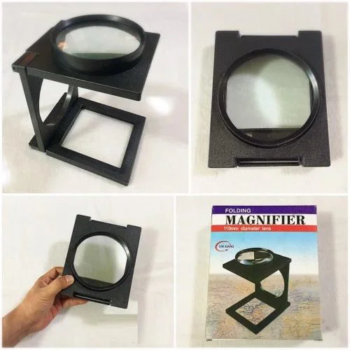 110mm Katlanır Masa Büyüteci – Proje Çizimi, Küçük Yazı Okuma ve Detay İnceleme İçin Profesyonel Büyüteç Fiyatı, Yorumları ve Özellikleri