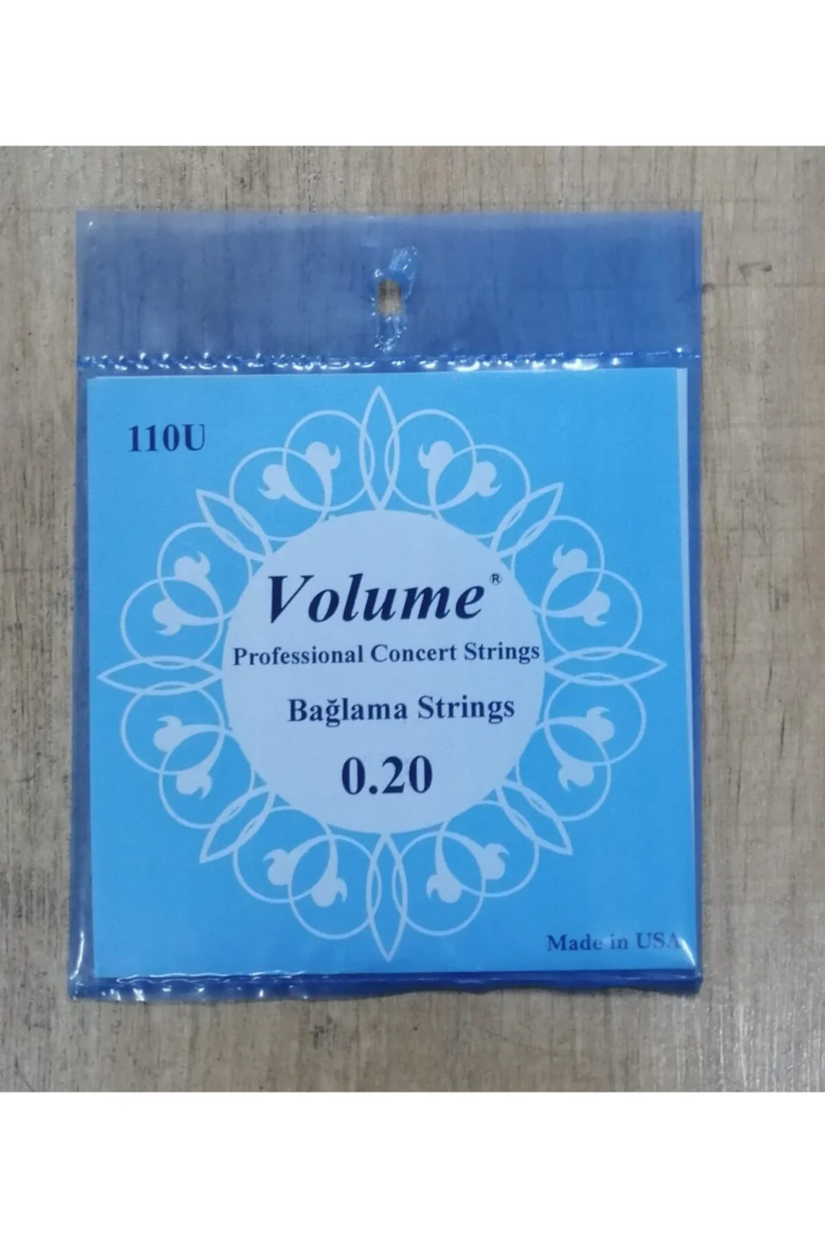 110U Bağlama Saz Teli 0.20 Uzun Sap (Tezene)