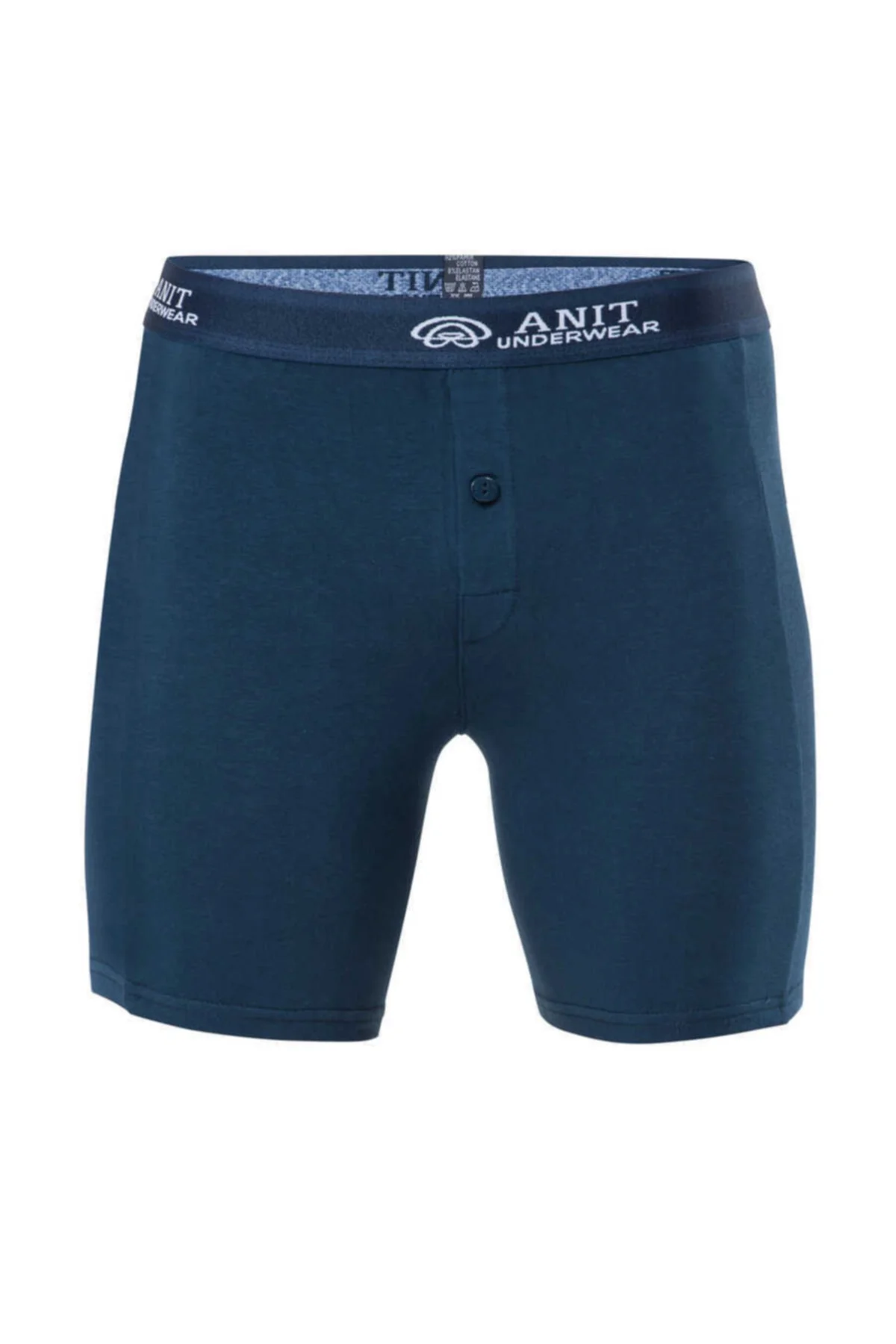 1114 Erkek Likralı Uzun Boxer