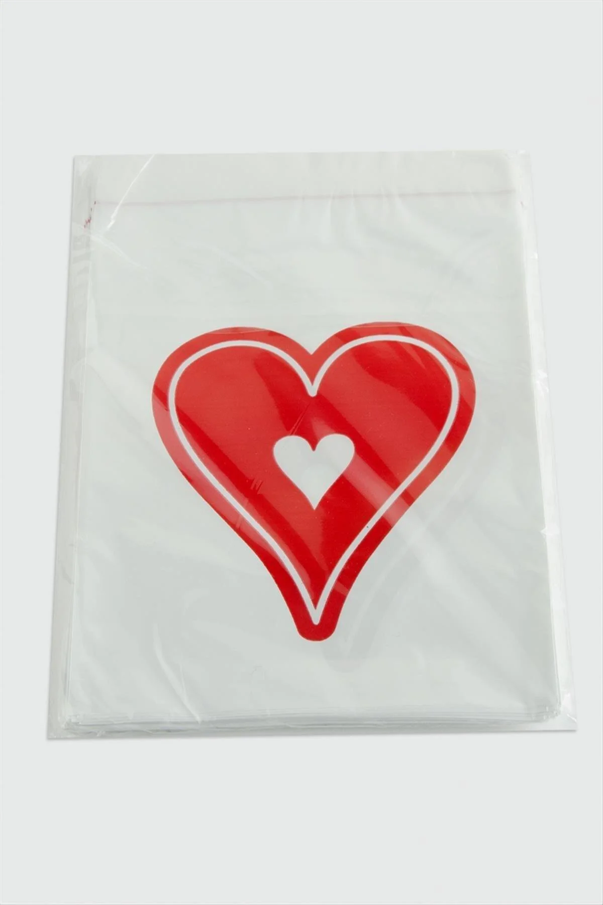 11*17 Kalp Poşet Paketi 100 Adet
