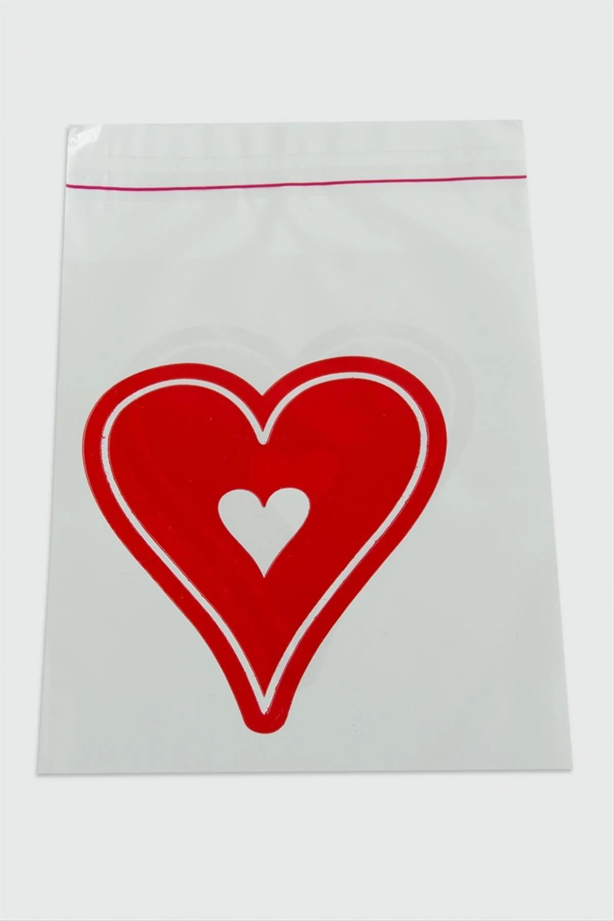 11*17 Kalp Poşet Paketi 100 Adet