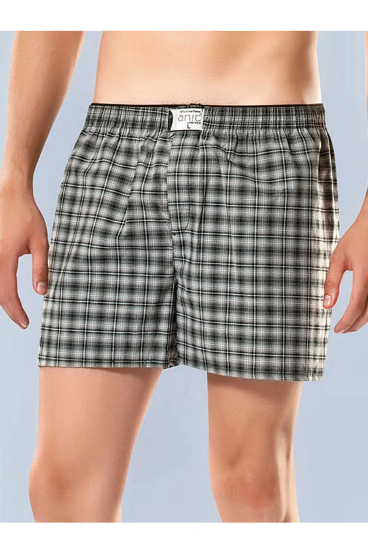1118 Erkek Poplin Asorti Boxer