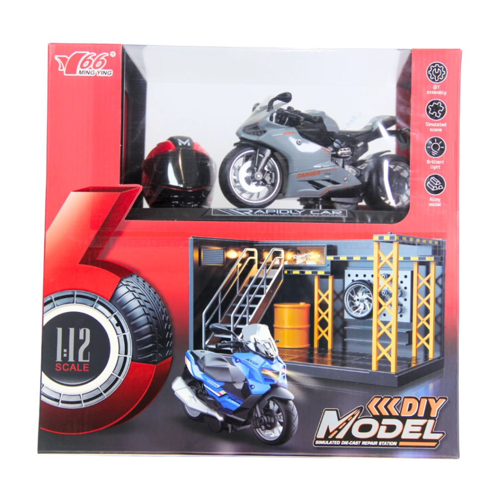 1/12 Motosiklet Ducati PB 3R Sesli ve Işıklı 1/12 Motosiklet Ducati PB 3R Sesli ve Işıklı