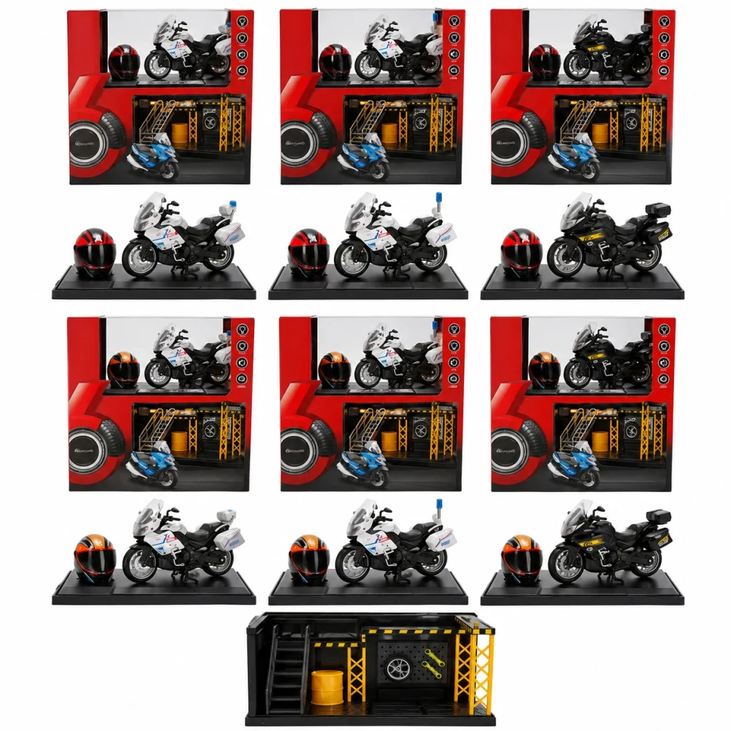 1:12 Sesli ve Işıklı Benelli Polis Die Cast Çek Bırak Motosiklet ve Tamir Atölyesi Seti adet fiyatıdır 1:12 Sesli ve Işıklı Benelli Polis Die Cast Çek Bırak Motosiklet ve Tamir Atölyesi Seti adet fiyatıdır
