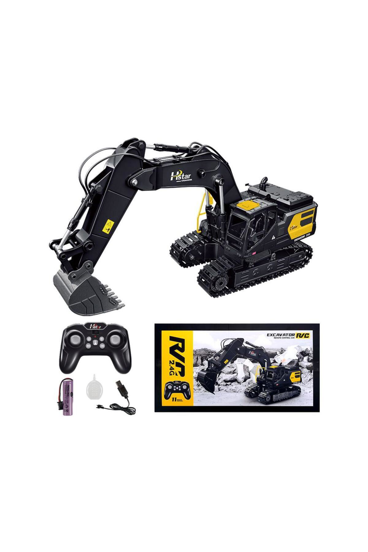 Pasifik Toys 1:12 Uzaktan Kumandalı Duman Çıkaran Excavator