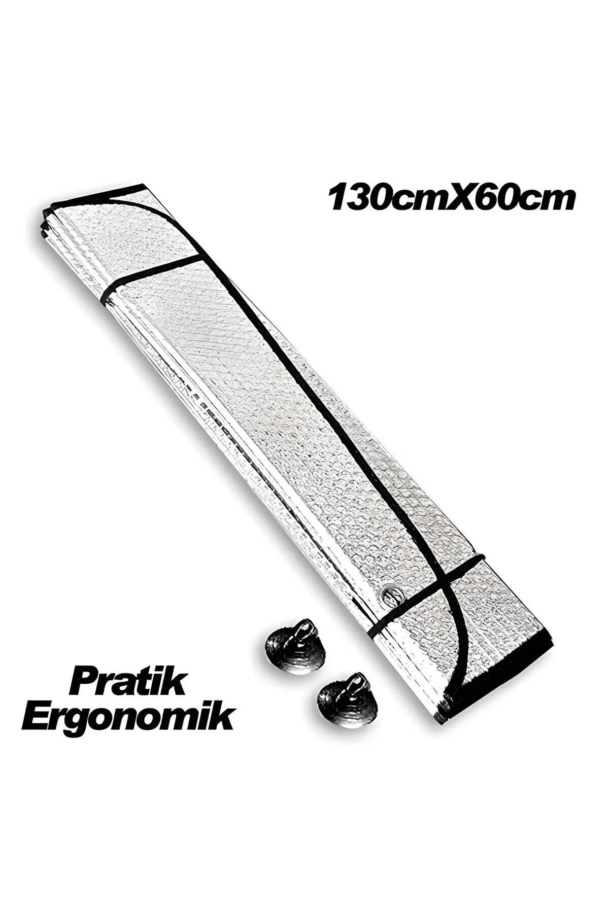 11249 Oto Ön Cam Güneşlik | Vantuzlu Katlanır Koruyucu Perde | 13