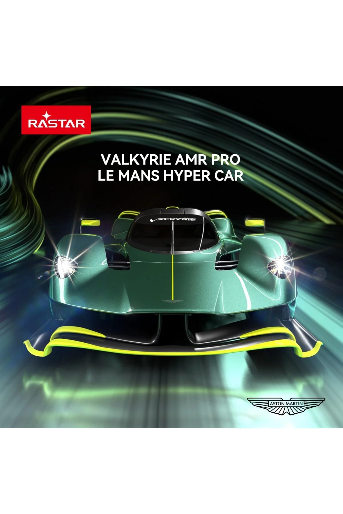 1:14 Aston Martin Valkyrie AMR Pro Işıklı Uzaktan Kumandalı Araba