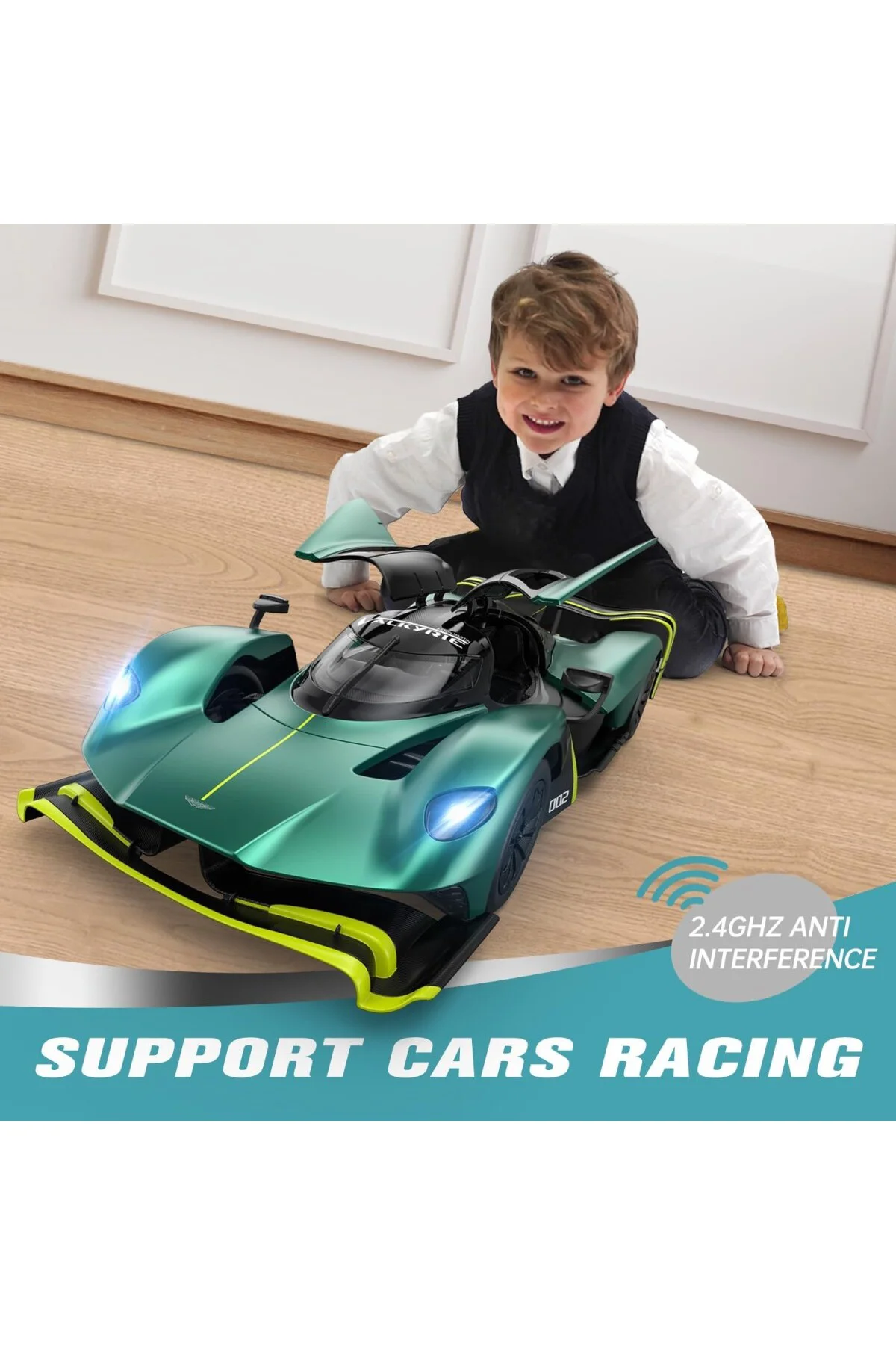 1:14 Aston Martin Valkyrie AMR Pro Işıklı Uzaktan Kumandalı Araba
