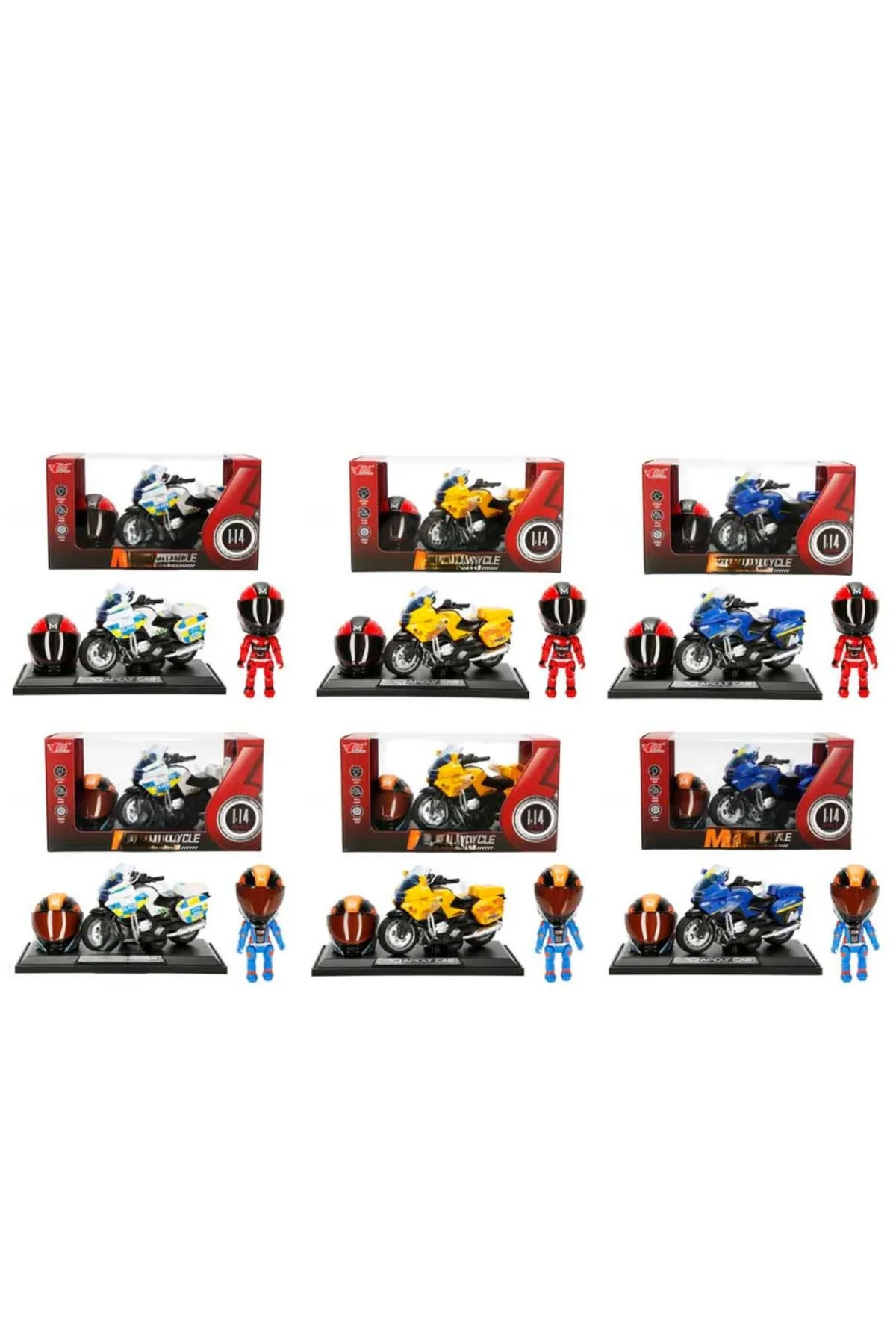 1:14 Sesli ve Işıklı Çek Bırak Motosiklet
