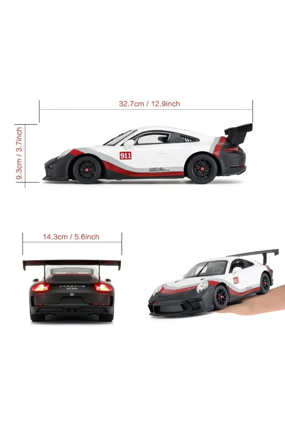 1:14 Uzaktan Kumandalı Araba Porsche 911 Gt3 Cup 2.4 Ghz