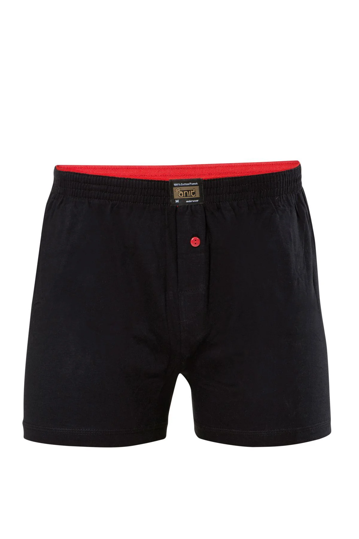 1146 Erkek Düğmeli Penye Boxer