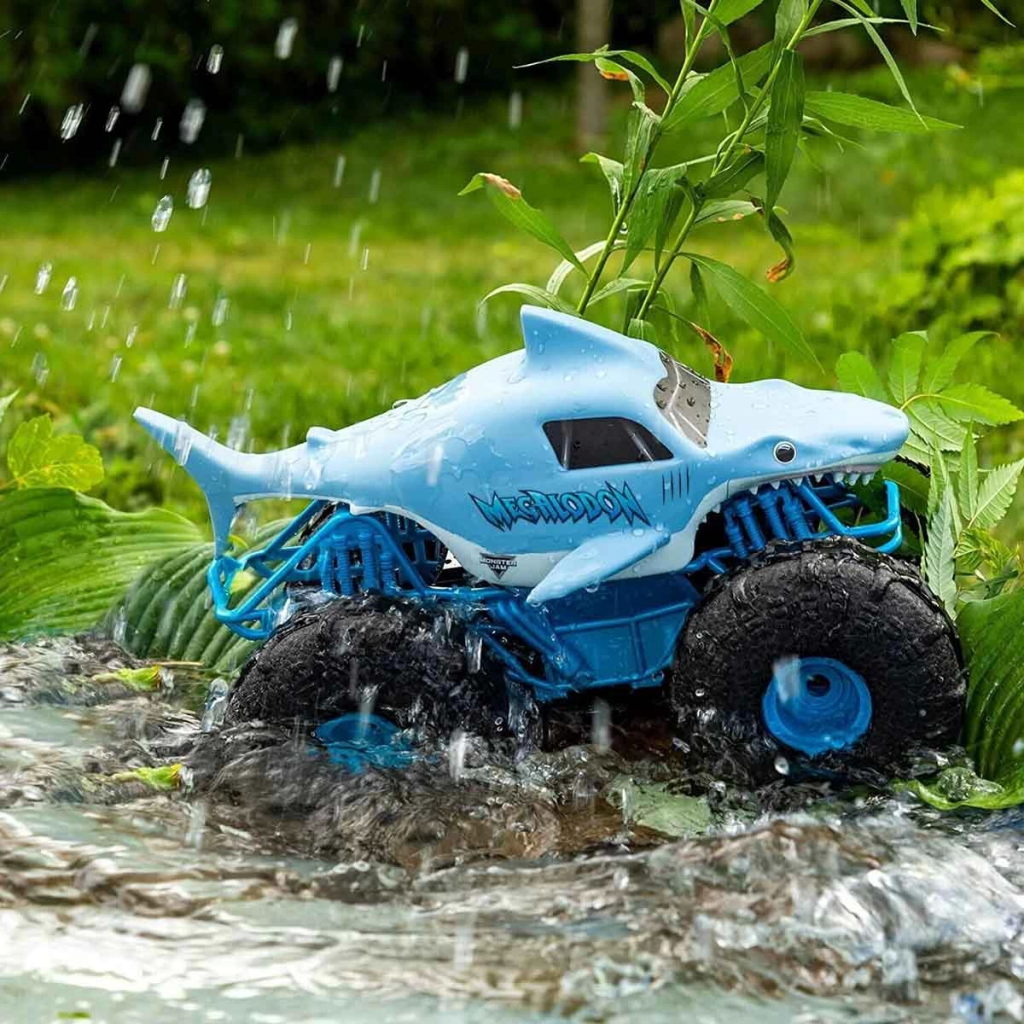 1:15 Monster Jam Megalodon Storm Kumandalı Amfibi Araç 1:15 Monster Jam Megalodon Storm Kumandalı Amfibi Araç