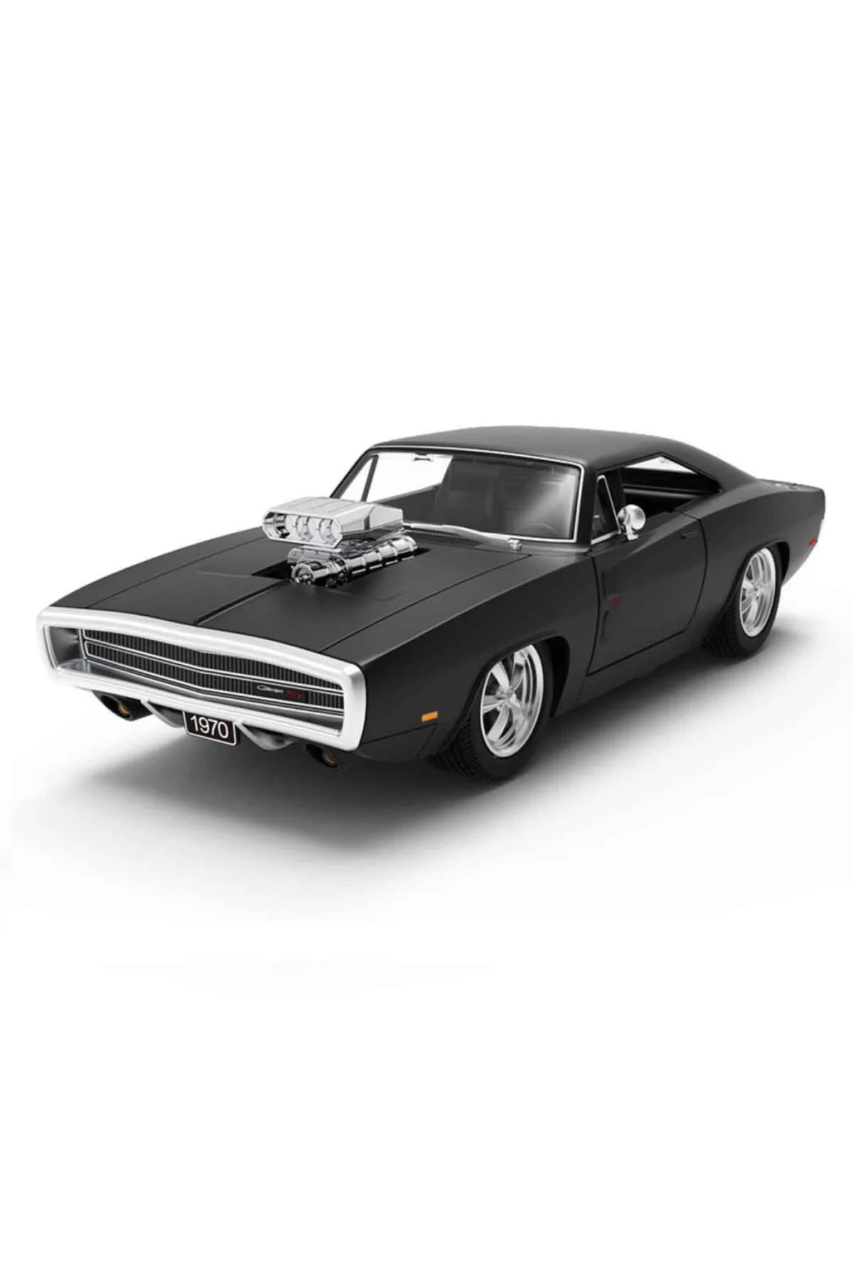 1:16 1970 Dodge Charger R/T Sesli ve Işıklı Uzaktan Kumandalı Araba