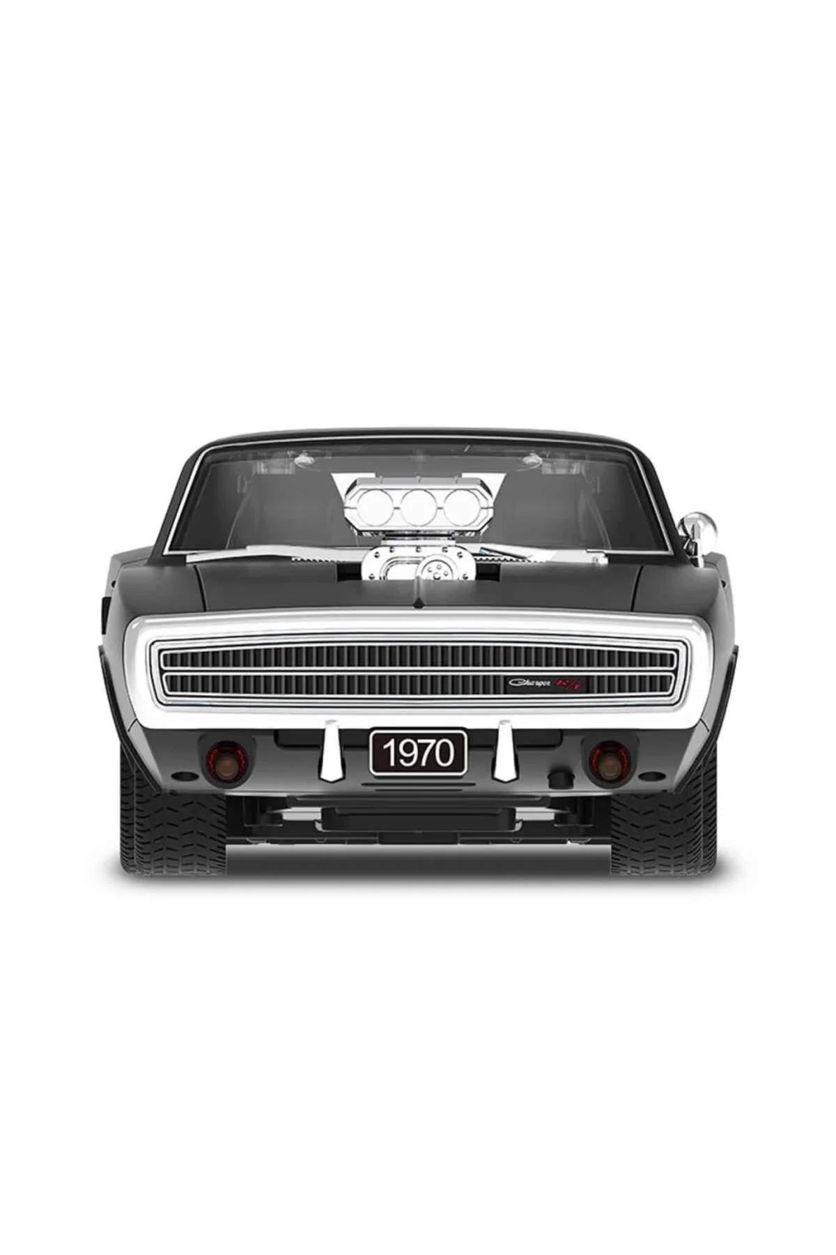 1:16 1970 Dodge Charger R/T Sesli ve Işıklı Uzaktan Kumandalı Araba